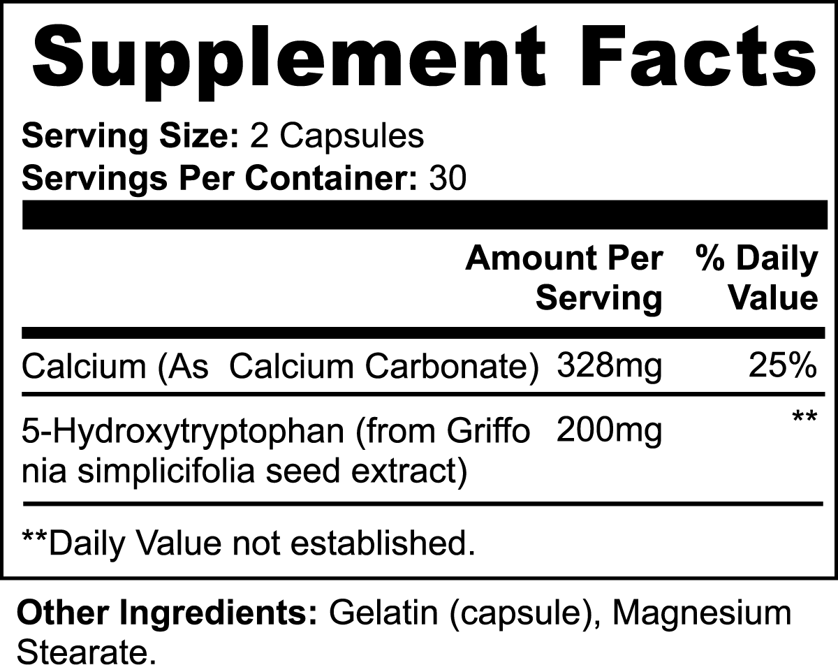 Fuelchemy Serotonin Support Supplement in Capsule Form for Mood and Wellness