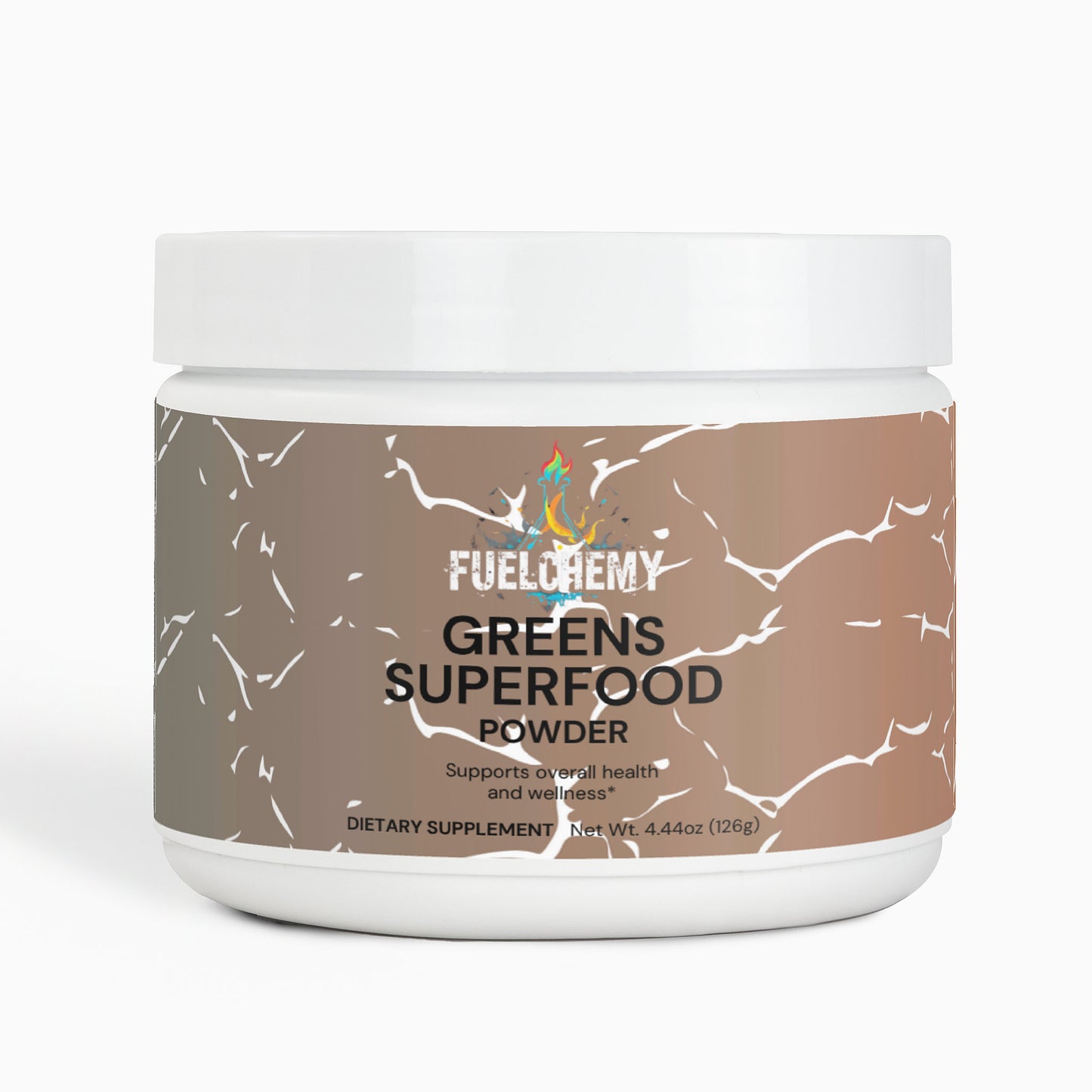 Fuelchemy Greens Superfood Powder for energy with nutrients for overall health and wellness