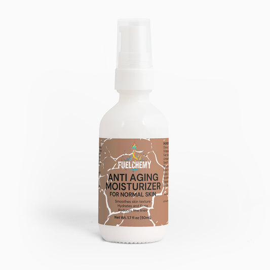 Fuelchemy Anti Aging Moisturizer for Normal Skin, a lightweight anti-aging cream for smooth texture