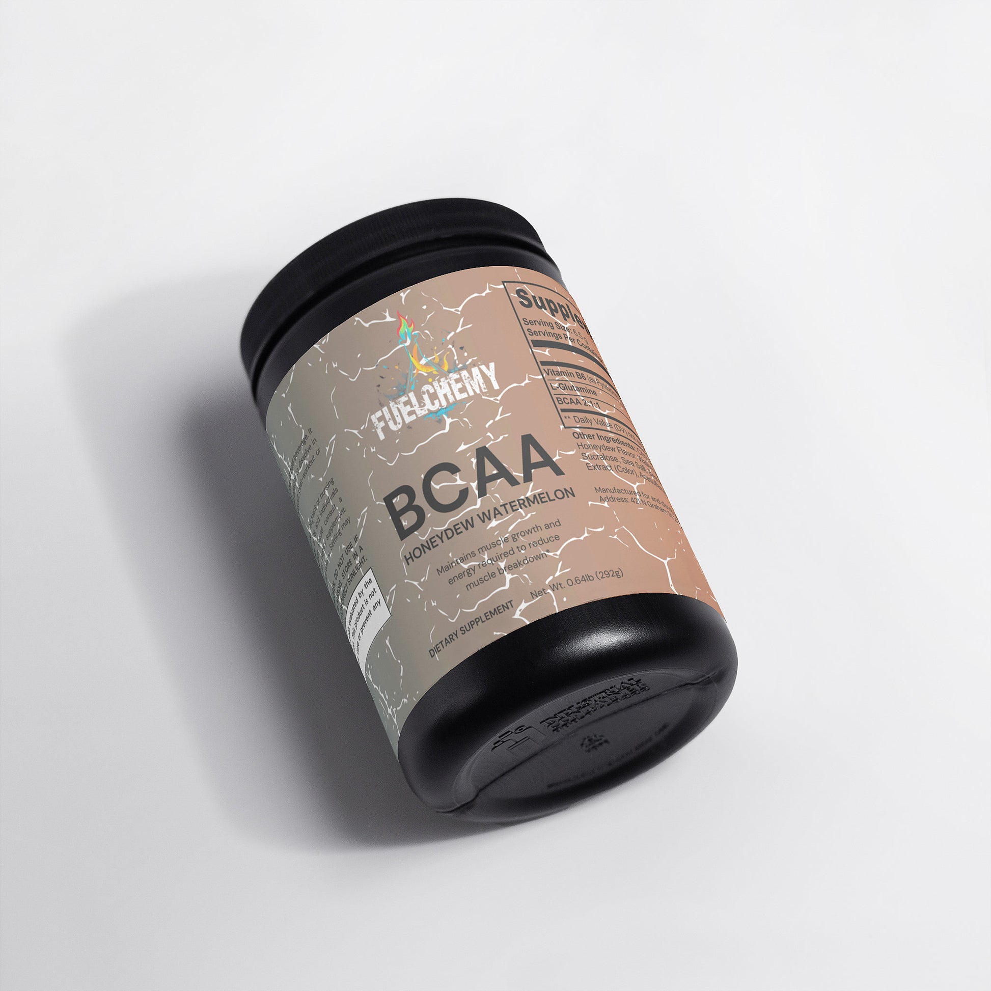 Fuelchemy BCAA post workout supplement in Honeydew Watermelon flavor for muscle recovery