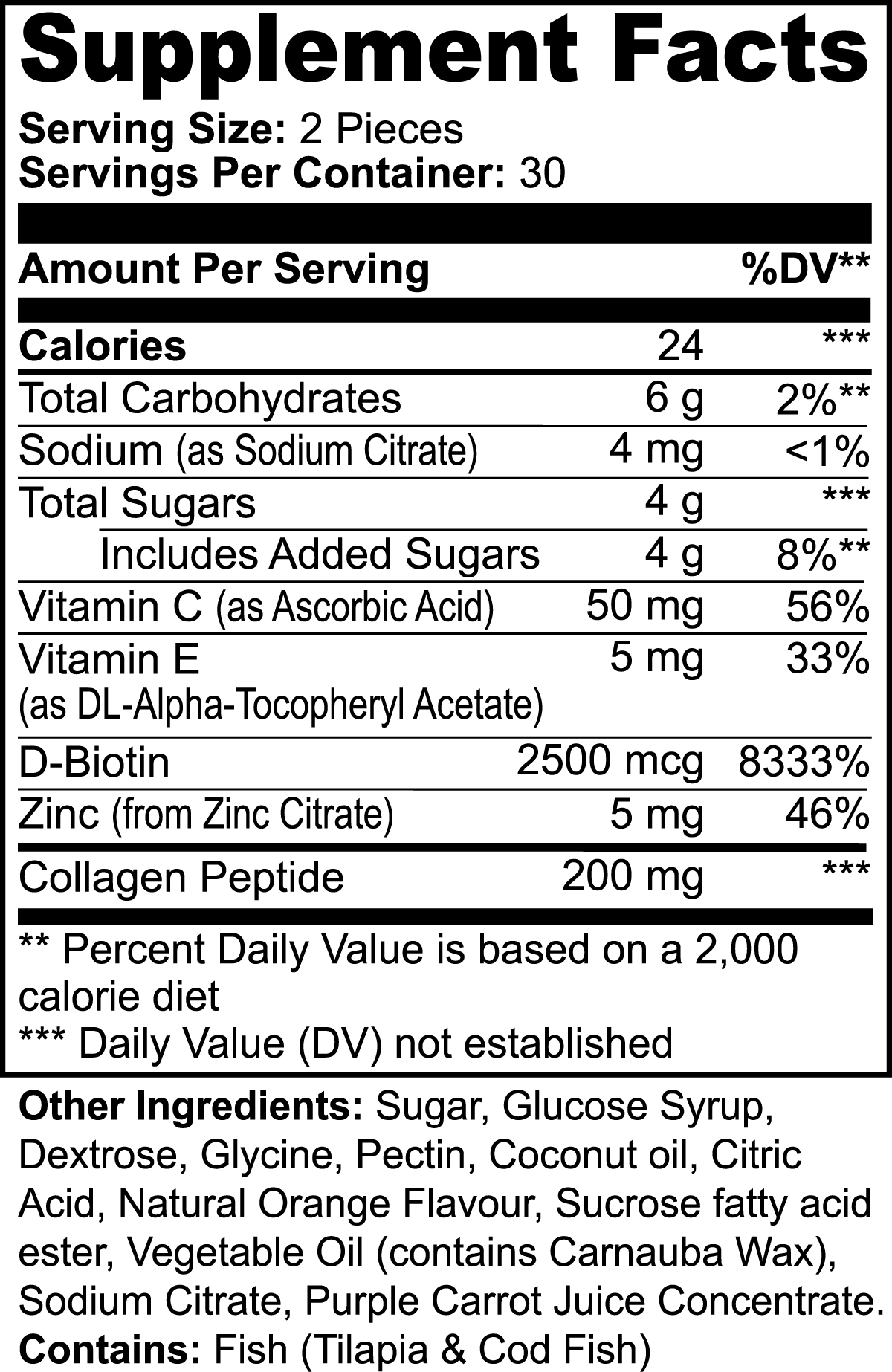 Fuelchemy collagen gummies for adults with vitamin C and biotin for nutritional support