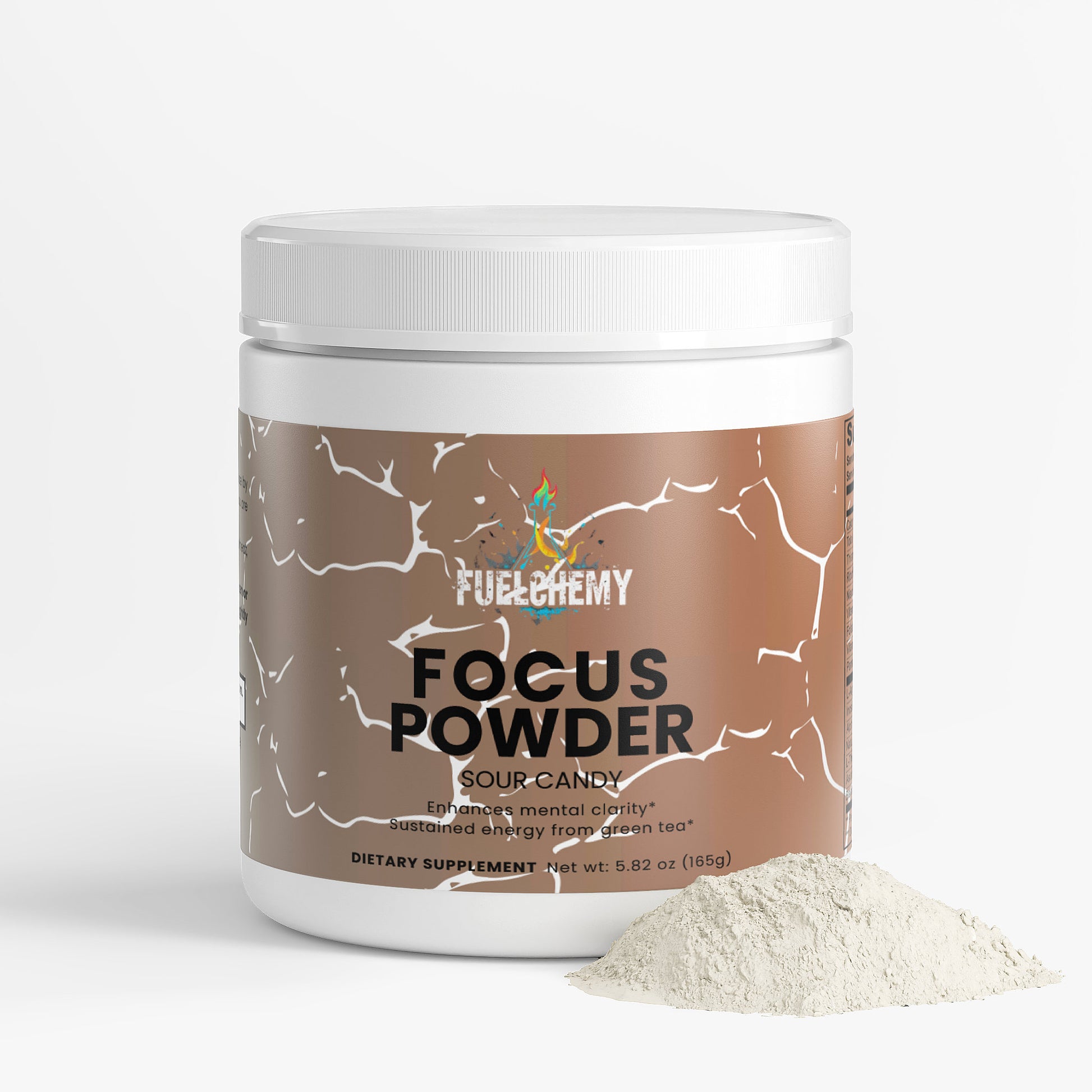 Fuelchemy Focus Powder in Sour Candy Flavor for Enhanced Mental Clarity and Energy Boost