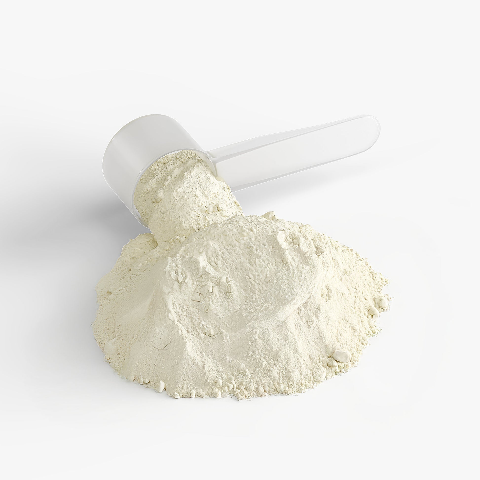 Fuelchemy Amino Acids Blend Powder with a White Measuring Scoop on Top