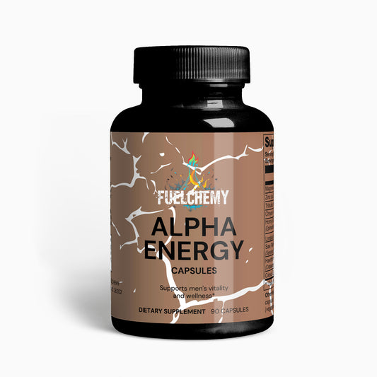 Fuelchemy Alpha Energy Capsules for men's vitality capsules with 90 dietary supplements for wellness