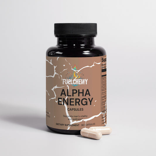 Fuelchemy Alpha Energy Capsules for men's vitality capsules with energy-boosting ingredients