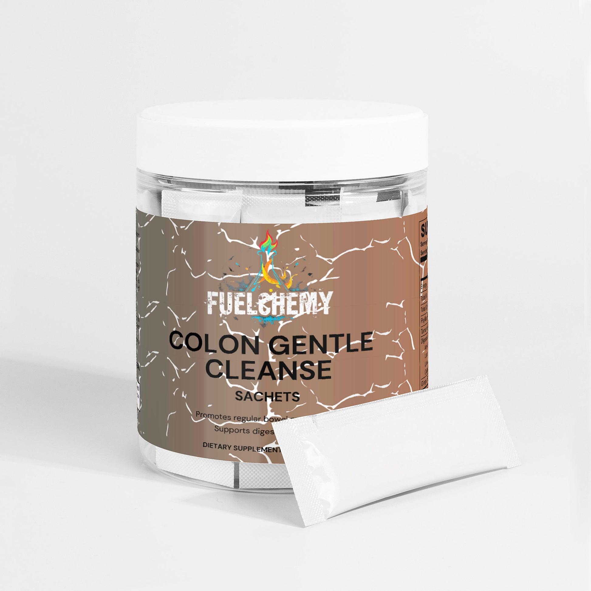 Fuelchemy Colon Gentle Cleanse Sachets for natural digestive health support and regularity